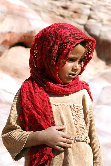 A Bedouin girl from Ath-Thughara, 2009