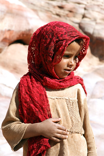 A Bedouin girl from Ath-Thughara, 2009