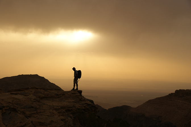 Yoel at the head of Wadi Marwan, 2009