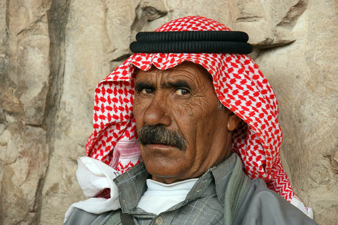 Our Bedouin guide, Salameh, in Jabel Juleif, 2010