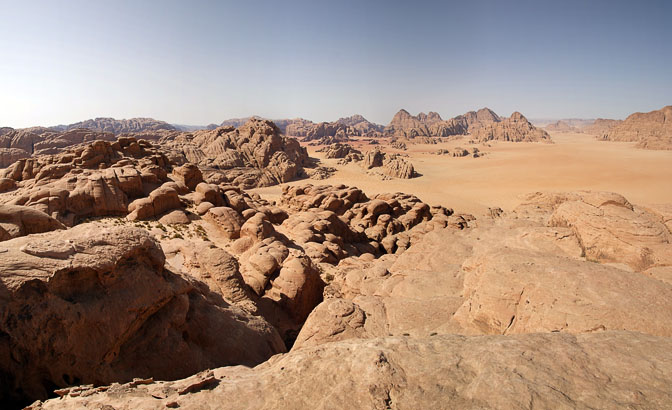 The view from the top of Jabel Burdah, 2009