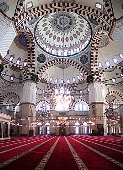 Inside the Shehzade Mosque, 2006