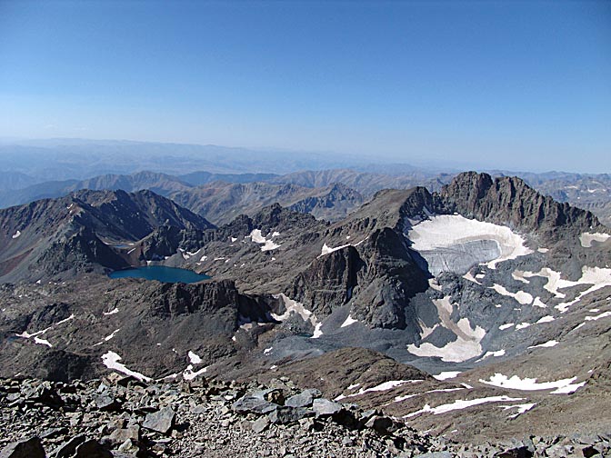 The view from the Kachkar summit, 2005