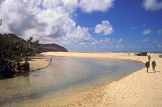 The freshwater of Eli creek on Fraser Island, Queensland 2000