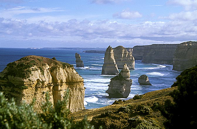 The Twelve Apostles along the Great Ocean Road, Victoria 1999
