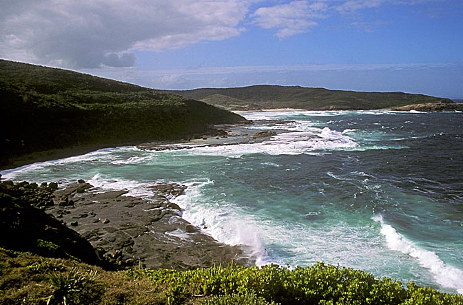 Wybung Head on the coastline between Sydney and Newcastle, New South Wales 2000