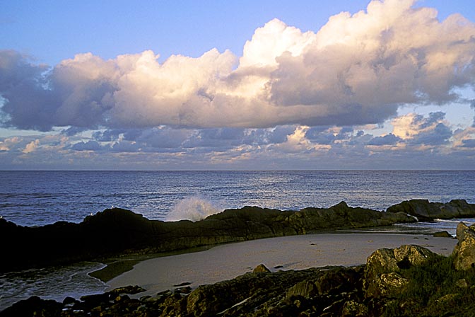 Sunset at Forster beach, the Great Lakes, north of Sydney, New South Wales 2000