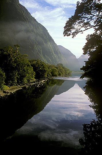 Arthur River, the Milford Track, the South Island 1999