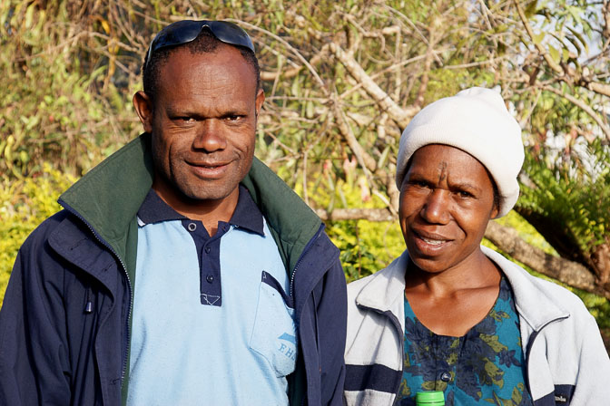 Max and Doroty, the wonderful people who invited me to their home in the village Kiyango, Watabung 2009