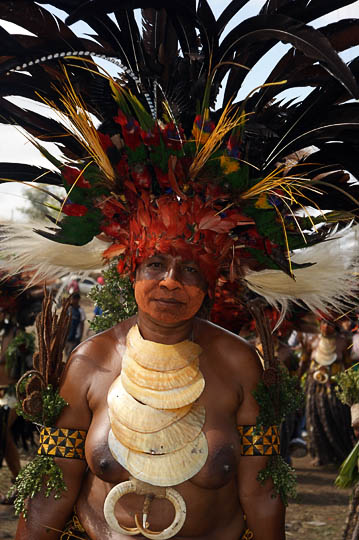 A woman from Chimbu Province, at The Goroka Show 2009