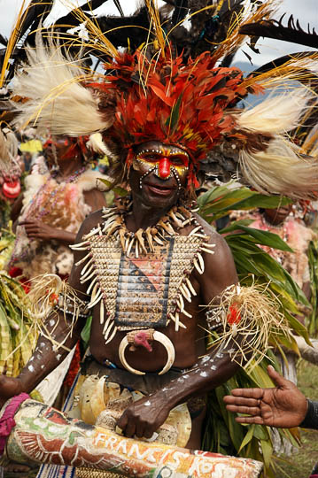A man from Goroka in the Eastern Highland Province, at The Hagen Show 2009