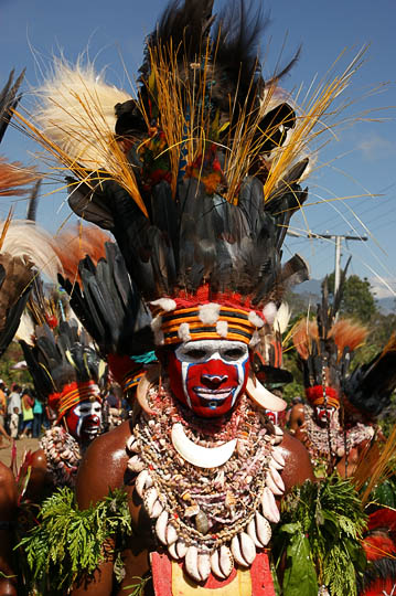 A man from Hagen Central in the Western Highland Province, at The Goroka Show 2009