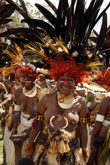 Women from Chimbu Province, at The Hagen Show 2009