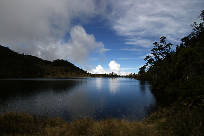The lake in the base camp, Mount Wilhelm Climb 2009